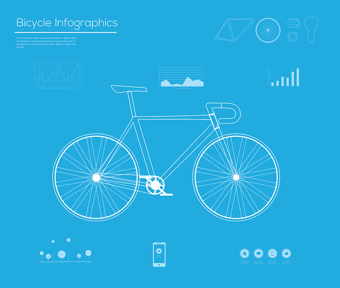 ByclcleInfographicsblue